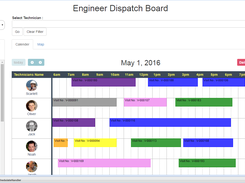 FieldAx Dispatcher View