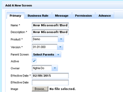 New A Screen
