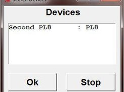 Wait untill all devices are displayed, and press OK