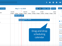 Drag and drop scheduling