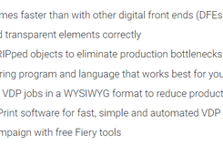 Fiery Variable Data Printing Screenshot 1