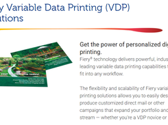 Fiery Variable Data Printing Screenshot 1