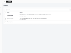 Manage and monitor supplier relationships and performance