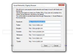 New Social Media Settings