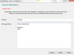 Email Members Form
