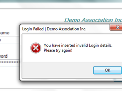Invalid Login