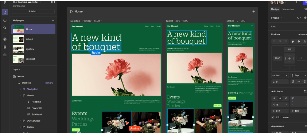 Figma Sites Screenshot 1