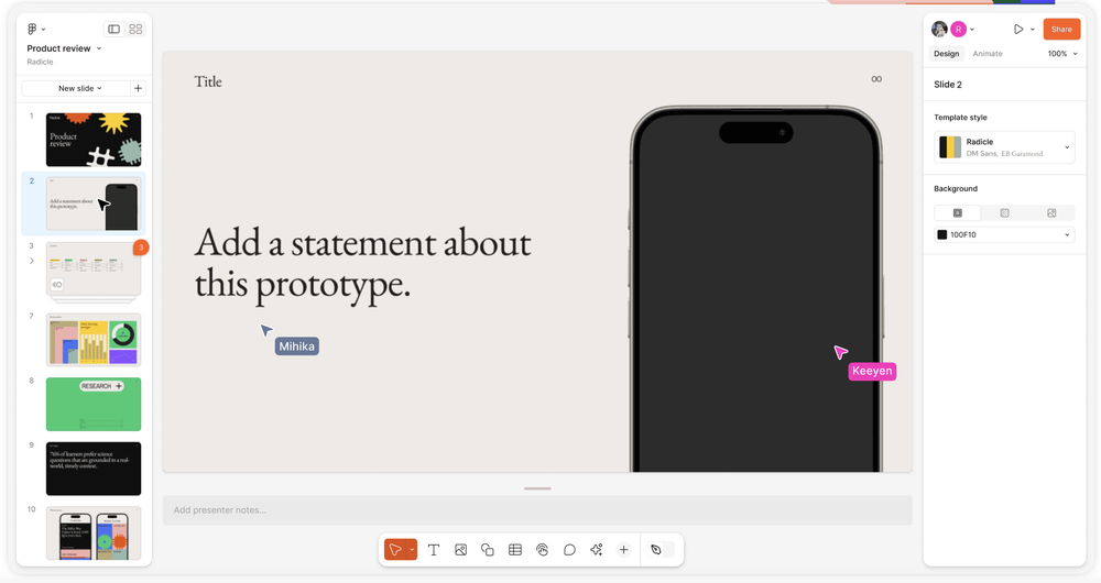 Figma Slides Screenshot 1