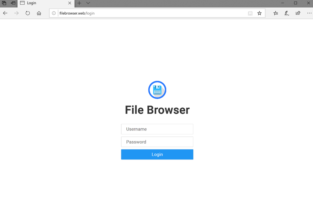 File Browser Screenshot 1