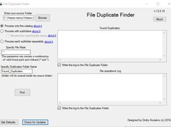 duplicate file finder sourceforge