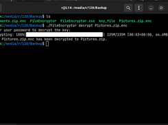 FileEncryptor Screenshot 1