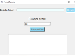 File Format Renamer Screenshot 1