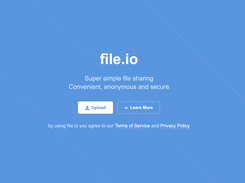 file.io Screenshot 1