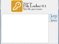 Main Window of File Locker