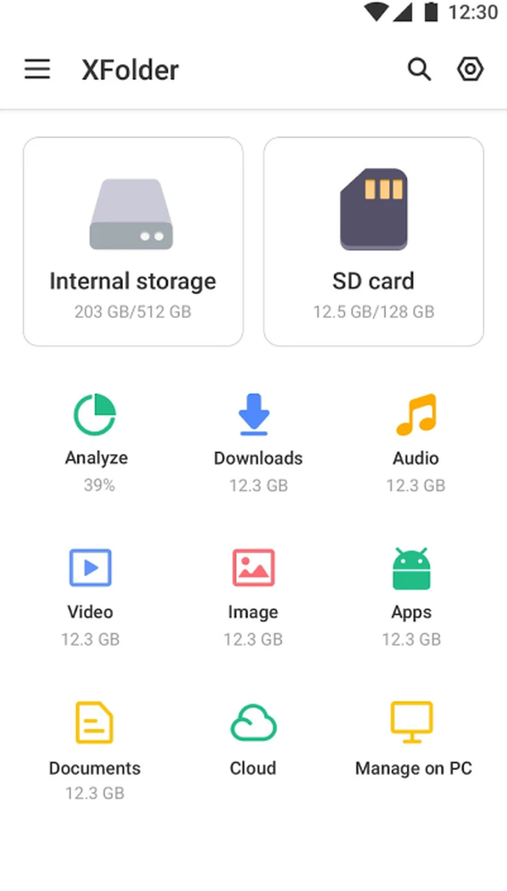 File Manager - XFolder Screenshot 1