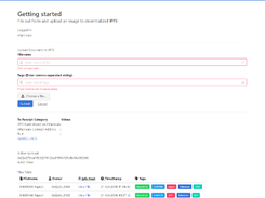 File-track Dapp Screenshot 1