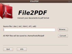 file2pdf Screenshot 1