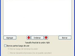 Uniendo un archivo - Uniting a file