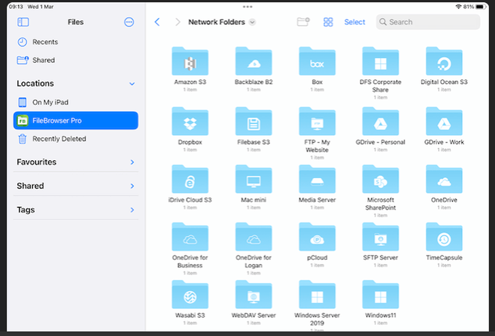 FileBrowser Professional Screenshot 1