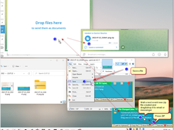 zip file and send it to email or messanger