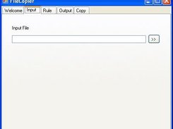 2nd step, select a file as template, "Input page".