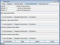 Source Directories Tab