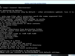 Command Line options