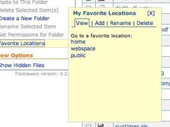 Manage Favorite Locations