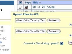 Upload multiple files at once