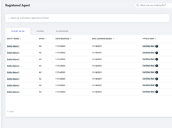 Filejet Registered Agent Portal