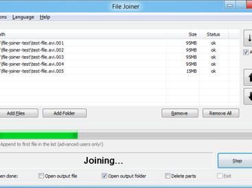 File Joiner Screenshot 2