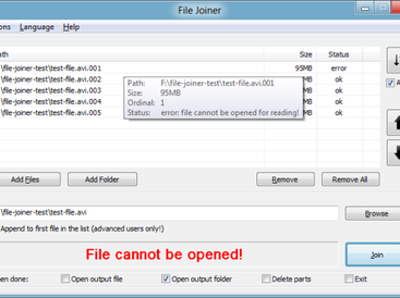 File Joiner Screenshot 3