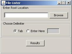 The simple main window