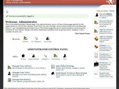 Main Page Logged In As Admin