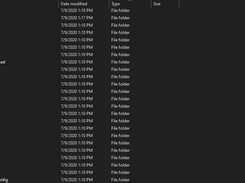 an example of what an organized folder would look like