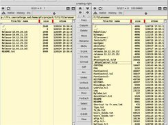 Left is SFTP to sourceforge, right is the filerunner src