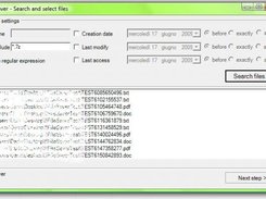 File search (first step)