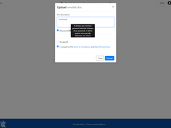 Upload Modal