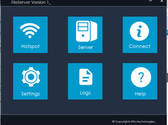 main interface for the application