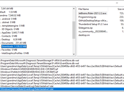 Drilling down to find a large file