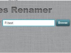 select or write down an images folder
