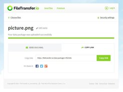 FileTransfer.io Screenshot 1