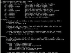 FVC Command Line Hashing Utility