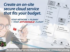 On-site cloud service featuring concurrent connection pricing.