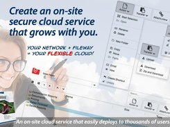 On-site cloud service that easily deploy to thousands of users.