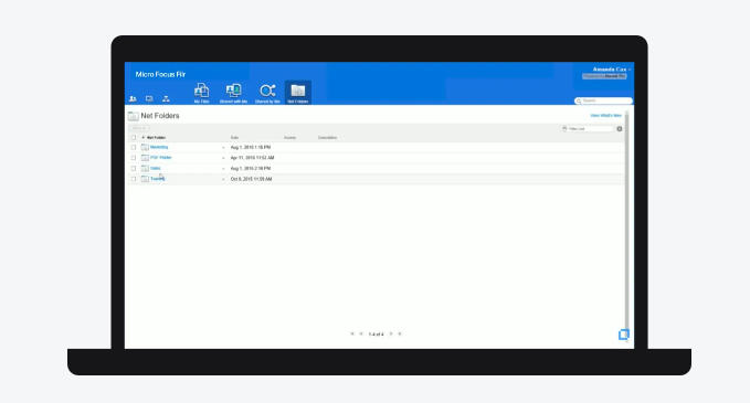 OpenText Filr Screenshot 1