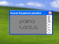Ensimmäinen capslock filtteri