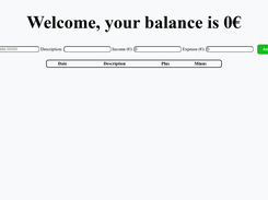 Finance manager 1.0.0 Alfa