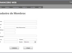 Cadastro de Membros