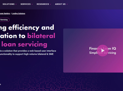 Finastra Loan IQ Simplified Servicing Screenshot 1